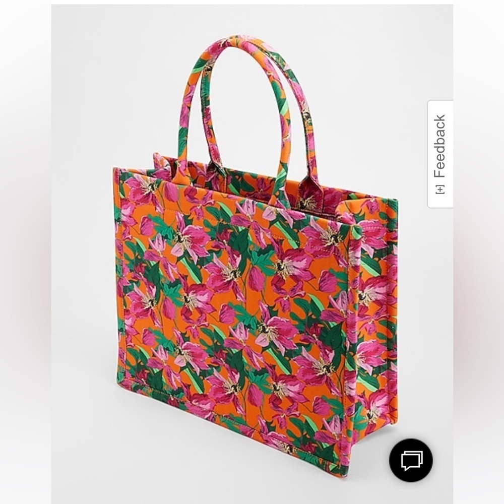 Express Floral Tote Bag - Picture 2 of 3